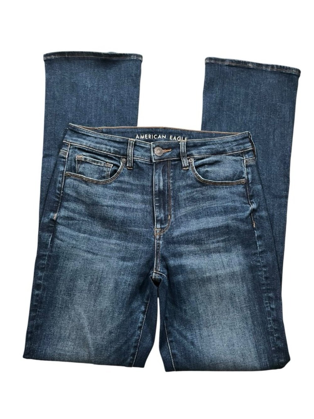 American Eagle Hi rise Skinny Kick Stretch jeans Women's size 8 Long